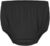 Adult Diaper Cover Silent Waterproof Plastic Rubber Pants for Incontinence Leak Protection with Light Absorbent Layer (Black, 4XL)