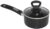Mirro A79721 Get A Grip Aluminum Nonstick Sauce Pan with Glass Lid Cover Cookware, 1-Quart, Black –