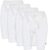 HonestBaby Multipack Harem Pants Roomy Fit Pull on Bottoms 100% Organic Cotton for Infant Baby Boys, Girls, Unisex