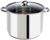 Ecolution Stainless Steel Stock Pot, Encapsulated Induction Ready Cooking Pot with Glass Lid, Oven Safe, Dishwasher Safe Soup Pot, 8-Quart