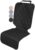 VIVAGLORY Front Dog Seat Cover, 1PACK No-Skirt Design 4 Layers Quilted & Durable 600D Oxford Seat Protector Against Fur & Dirt,Dog Car Seat Cover Anti-Slip Backing for Most Cars, SUVs MPVs, Black