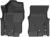 Husky Liners Weatherbeater Floor Mats | Fits 2022-2025 Nissan Frontier, Crew Cab & King Cab | Front Row, 2-pc Black – 13521