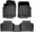 Rough Country Floor Mats Front & Rear for Chevy Colorado/GMC Canyon (2023-2025) Truck – (2) Front Floor Mats, (1) Rear Floor Mat