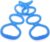 Resistance Bands for Working Out, Adjustable 7-Ring with Handles, Exercise Stretch Bands for Women&Men Fitness,Pilates,Yoga and Physical Therapy