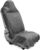 Waterproof Sweating Car Seat Cover for Post Gym Workout, Running, Swimming, Beach and Hiking, Universal Fit Non-Slip Bucket Seat Protector for Cars SUV Trucks, Machine Washable (Grey)