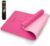 Robust TPE Non-Slip Yoga Mat-1/4 Inch Thick Exercise Mat with Position Lines- Workout Mat with Carrying Straps and Storage Bag- Gym Mat for Workout, Pilates and Exercises- Suitable for Men and Women