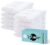 HIPHOP PANDA 10 Pack 6-Layers Muslin Burp Cloths Large – Durable 100% Cotton – Baby Essentials Extra Absorbent and Soft Boys & Girls Rags for Newborn Registry (White, 20″ X10″)