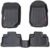 Rough Country Floor Mats for 2007-2013 Jeep Wrangler JK Unlimited – M-60712, Front | Rear, Black