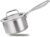 1 Quart Triple Stainless Steel Saucepan with Lid, Ramen Pot with Clear Glass Cover, Small Sauce Pan for Cooking Oatmeal, Induction-Ready, Dishwasher-Safe, Suitable for All Stoves