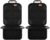 Car Seat Protector, 2Pack Seat Protector Protect Child Seats with Thickest Padding and Non-Slip Backing Mesh Pockets for Baby and Pet,Sedan SUV Truck (Black)