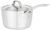 Viking Contemporary 3-Ply Stainless Steel Sauce Pan with Glass Lid, 3.4 Quart Saucepan Cooking Pot, Dishwasher and Oven Safe, Induction Ready, Silver