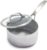 GreenPan Venice Pro Tri-Ply Stainless Steel Healthy Ceramic Nonstick, 1.7QT Saucepan with Lid, PFAS-Free, Multi Clad, Induction, Dishwasher Safe, Oven & Broiler Safe