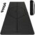 PULANTIYU Essentials Yoga Mat Fitness & Exercise Mat with Easy-Cinch Yoga Mat Carrier Strap and Yoga Bag, Non Slip Exercise Mat for Home Yoga, Pilates, Stretching, Floor & Fitness Workouts, Men and Women,72″ x 24″ x 2/5″,Gray Black