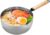Yukihira Saucepan,Yukihira Pot, 4 Quart Stainless Steel Saucepan Pan Japanese Milk Pot with Wood Handle