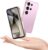 Unlocked F24 Mini Smartphone 4inch HD Screen, 3GB RAM and 32GB ROM, 2500mAh Android 10.0 OS Dual Card 4G Cellphone (Pink)