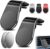 2PCS Mobile Phone Navigation Magnetic Bracket, L Type 360° Rotatable Car Phone Mount, Strong Magnet Mount for Any Smartphone (Black)