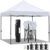 Yaheetech Canopy Tent, Commercial Instant Heavy Duty Canopy, 500D Waterproof Adjustable Canopy with Wheeled Carry Bag, 4 Sandbags and 4 Stakes (10×10, White)