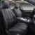 Coverado Seat Covers, Car Seat Covers Front Seats, Car Seat Cover, Car Seat Protector Waterproof, Car Seat Cushion Nappa Leather, Black Seat Covers Carseat Cover Universal Fit for Most Cars