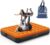 Air Mattress with Built-in USB Rechargeable Pump Camping Inflatable Mattress Portable Blow up Mattress Air Bed Guest Bed for Home Outdoors Hiking Travel