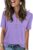Womens Tops Summer 2025 Short Sleeve Casual Shirts Fashion Loose Fit Clothes