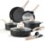 CAROTE 14Pcs Pots and Pans Set Non Stick, Cookware Sets Induction Cookware Granite Cooking Set with Frying Pans, Saucepans, Saute Pan, Extra Large Casserole