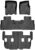 MAXLINER Floor Mats 3 Row Liner Set Black for 2011-2017 Expedition/Navigator with 2nd Row Bucket Seats Without Console (No EL or L Models)