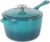 Crock-Pot 3 Qt Enamel Cast Iron Sauce Pan W/Lid – Teal Ombre