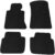 Floor Mats Compatible with BMW 3 Series E46, 1998-2006 Nylon Black Let Right Front Rear 4PCS Set Carpet by IKON MOTORSPORTS, 2005 2004 2003 2002 2001 2000 1999
