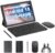10″ Android 15 Tablet, 10(4+6Expand) GB RAM+64GB ROM, 2+8MP Dual Camera, 6000mAh Battery (Tablet+case+Stylus+Keyboard+Mouse), Black