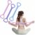 Figure 8 Fitness Resistance Band, Elastic Bands for Working Out,Arm,Back Training Elastic Ropes, Exercise Equipment for Yoga, Pilates,Physical Therapy,Stretching(3 Pack)