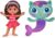 SwimWays Gabby’s Dollhouse Floatin’ Figures, Swimming Pool Accessories & Kids Pool Toys, Party Supplies & Water Toys for Kids Aged 3 & Up, Gabby & Mercat 2-Pack