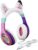 eKids Gabbys Dollhouse Children’s Headphones Wired for School, Home or Travel, Tangle-Free Cable for Toddlers, Volume Controller, 3.5 mm Jack Socket Incl. – Suitable for Ages 3 Years and Above