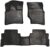 Husky Liners Weatherbeater Floor Mats | Fits 2007-2015 Audi Q7 | Front & 2nd Row, 3-pc Black – 96421