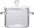 Glass Saucepan with Cover Heat-resistant Glass Stovetop Pot and Pan with Lid for Pasta Noodle, Soup, Milk, Baby Food (64oz/1900ml)