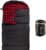 Sleeping Bag – Lightweight Envelope-Style 32F Rated Outdoor Sleeping Bag with Hood and Carry Case for Backpacking, Camping and Hiking by Wakeman (Navy)