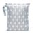 Bumkins Waterproof Wet Bag for Baby, Travel, Swim Suit, Cloth Diapers, Pump Parts, Pool, Beach, Gym Clothes, Toiletry, Hook to Stroller, Daycare, Zipper Reusable Wetdry Packing Pouch, Gray Arrows
