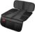 Car Seat Protector – Seat Protection Mat – Thick Padding – Durable, Waterproof Fabric, Leather Reinforced Corners & 3 Pockets for Handy Storage Black