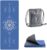Avoalre Travel Yoga Mat Packable – Super Non Slip Foldable Fitness & Exercise Mat – Folding Lightweight Hot Yoga Mat with Carry Bag for Pilates & Floor Home Workouts (72″L x 24″ & 32”W x 3mm Thick)