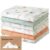 Organic Burp Cloths Baby Boy, Girl – 6-Pack Large Cotton Burping Cloths for Babies, Spit Up Rags, Super Absorbent, Ultra Soft Newborn Rag, Gender Neutral, Machine Washable, Durable (Wilderness)
