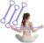Figure 8 Fitness Resistance Band, Elastic Bands for Working Out,Arm,Back Training Elastic Ropes, Exercise Equipment for Yoga, Pilates,Physical Therapy,Stretching(3 Pack) (Purple)