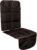 Lusso Gear Car Seat Protector – Baby Seat Mat – Thick Padding, 2 Mesh Storage Pockets, Waterproof, Non-Slip Backing – Black with Red Stitching
