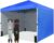 CROWN SHADES 10X10 Comercial Instant Canopy Pop Up Tent with Center Lock (10×10 with 4 Sidewalls, Blue)