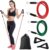 Brebebe Door Anchor Strap for Resistance Bands Exercises, Multi Point Anchor Gym Attachment for Home Fitness, Portable Door Band Resistance Workout Equipment, Easy to Install, Punch-Free, Nail-Free