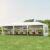 Tangkula Heavy Duty Party Tent – 10×30 Ft White Event Tent with 6 Sidewalls & 2 Zippered Doors, Ideal for Outdoor Weddings, Parties & Backyard Events