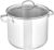 Amazon Basics Stainless Steel Stock Pot with Lid, 8 Quart, Even Heating, Easy to Clean, Silver