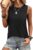 SAMPEEL Womens Tank Tops Eyelet Loose Casual Summer Tops Crew Neck Basic Sleeveless Shirts Trendy 2025