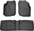 SMARTLINER Custom Fit Floor Mats 2 Row Liner Set Black for 2006-2012 Toyota RAV4 Without 3rd Row Seat