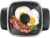 Elite Gourmet EG808 8” x 8″ Non-stick Electric Skillet, Dishwasher Safe with Tempered Glass Vented Lid, Rapid Heat Up, 600W, Black