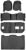 MAXLINER Custom Fit Floor Mats 3 Rows and Cargo Liner Behind 3rd Row Black Compatible with 2007-2014 Suburban/Yukon XL