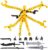 T13 Action Figure Assembly Completed, Upgraded 3D Printed T13 Action Figure, The Dummy 13 is Very Suitable for Office Desks and Birthday Cake Decorations (Yellow)